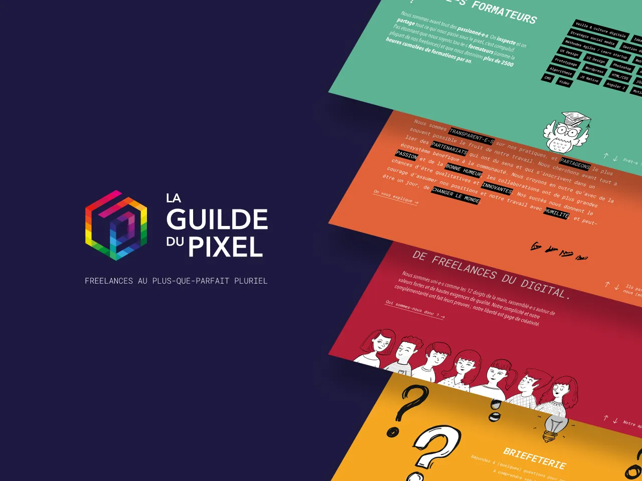 Aperçu du projet La Guilde du Pixel