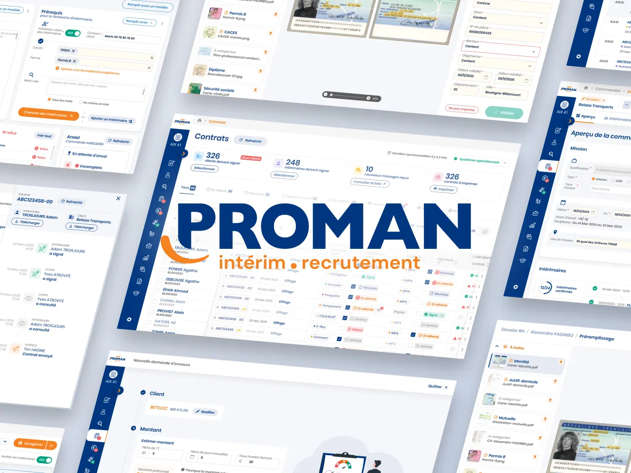 Aperçu du projet Proman