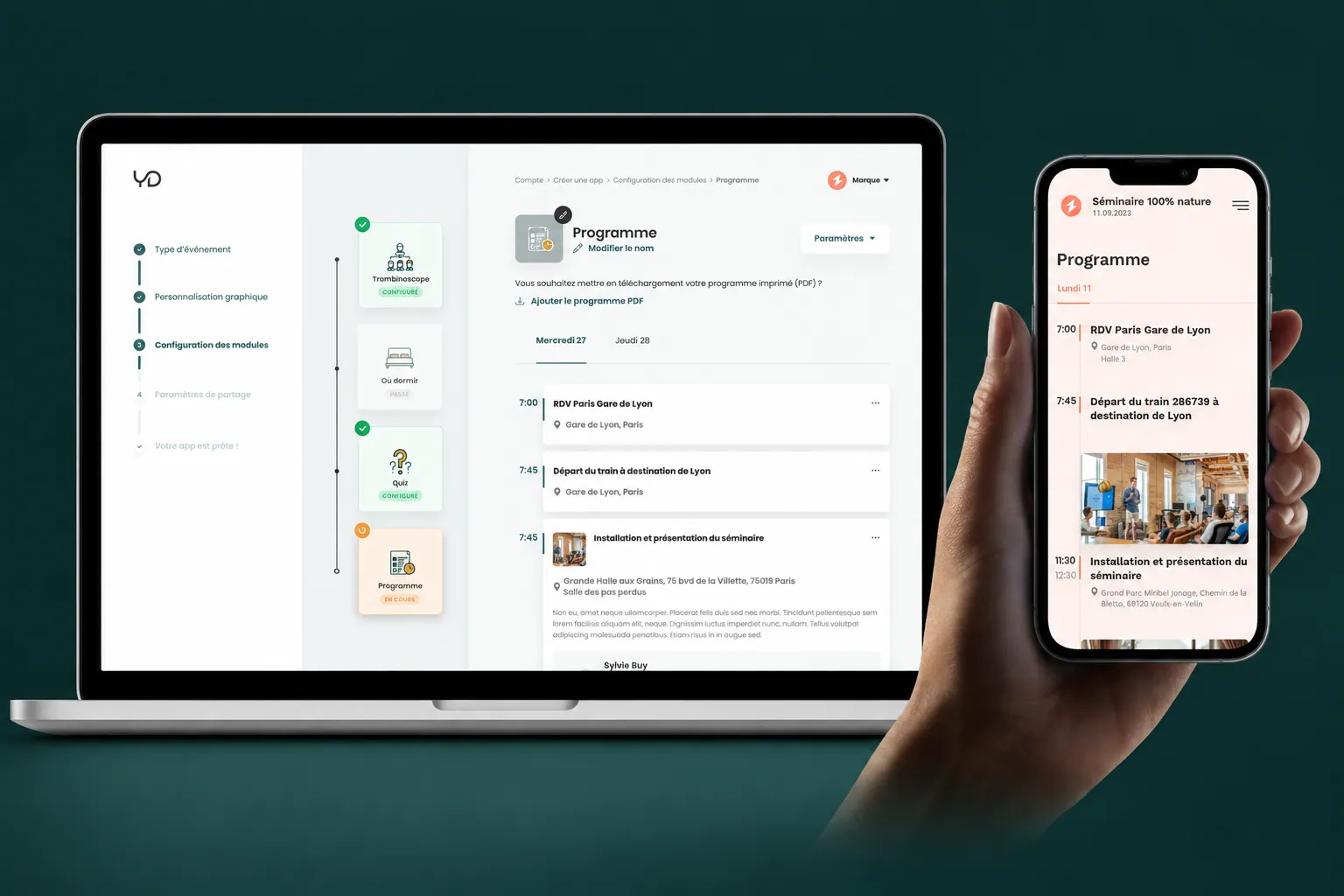 YourDay : du générateur d'app à l'app invité