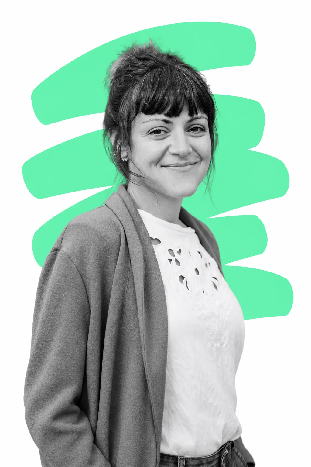 Portrait de Sarah Taisne, fondatrice du studio Fluow.